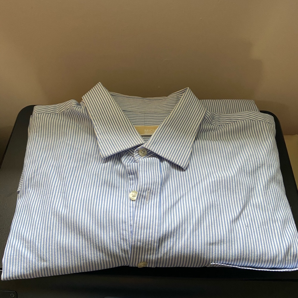 Michael Kors blue pin strip
